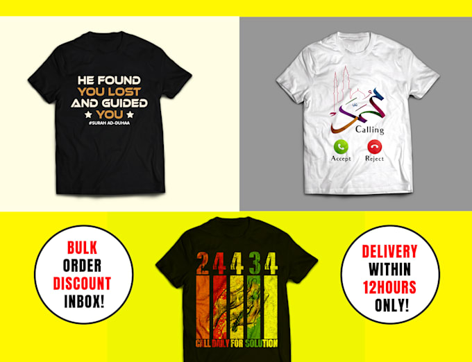 make trendy custom eye catchy pod business t shirt design superfast in 12hrs