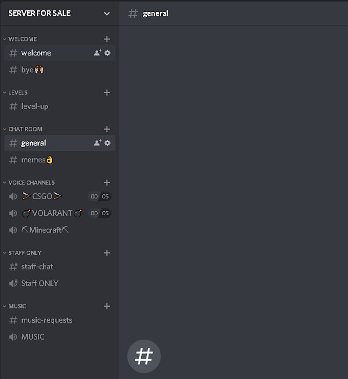 make a discord server for you
