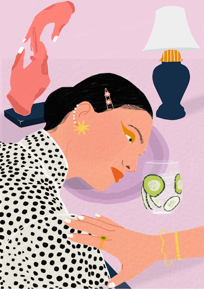 do book cover illustration, web page, album cover, etc