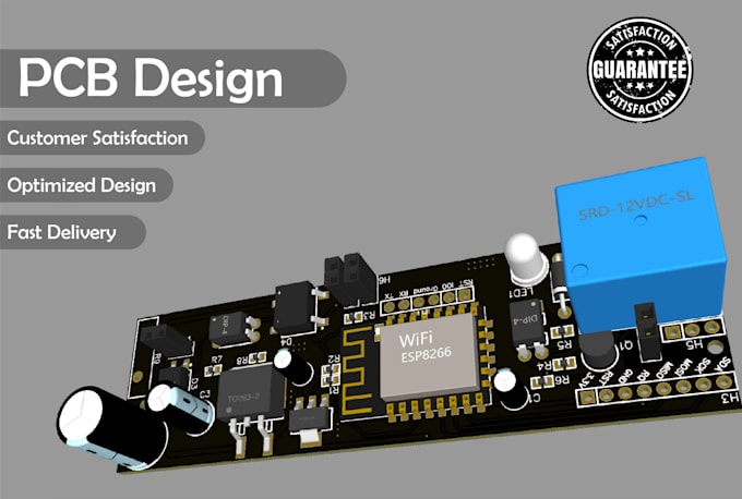 design pcb layout and schematics for your circuit
