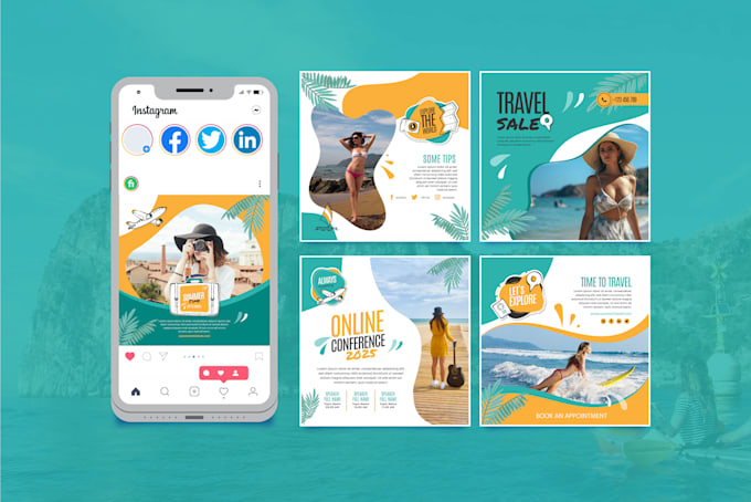 do urgent social media post, stories and ads