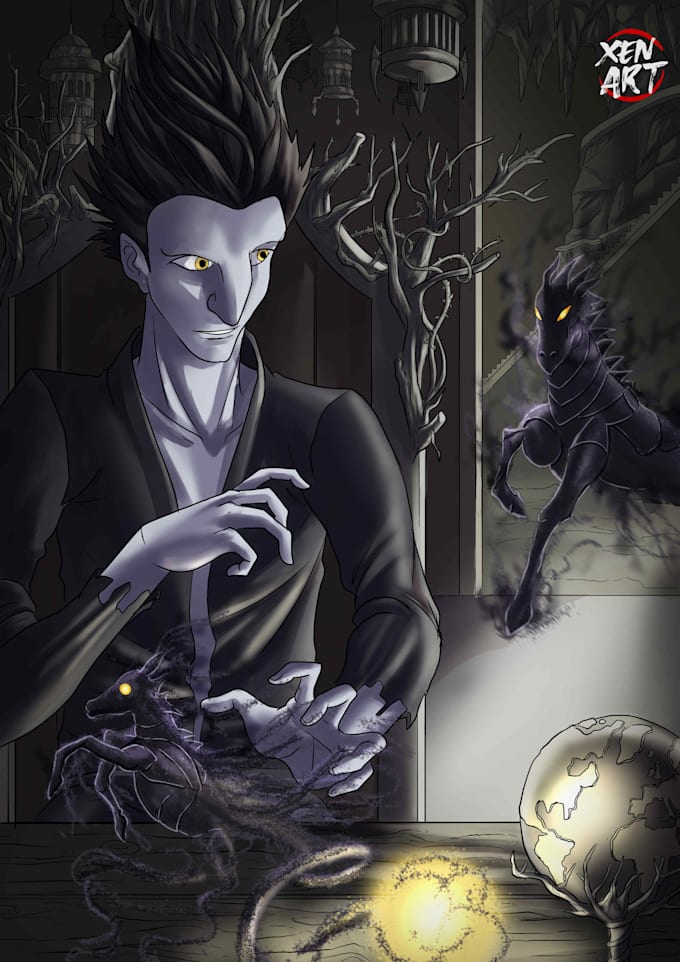 draw your favorite manga, anime or roleplaying characters