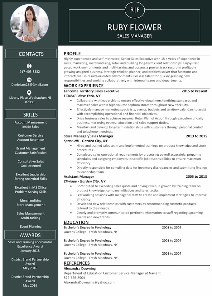 write executive, CEO, and director level resume