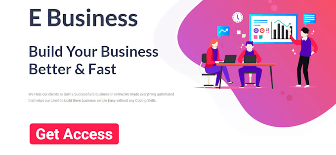 create a professional website for your business