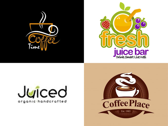 design elegant juice bar and cafe logo