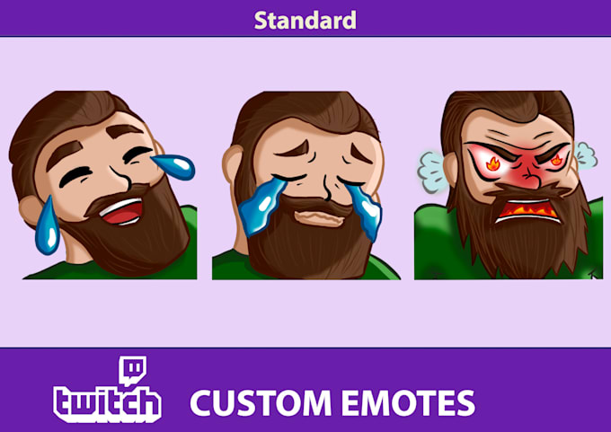 create simple twitch emotes for you