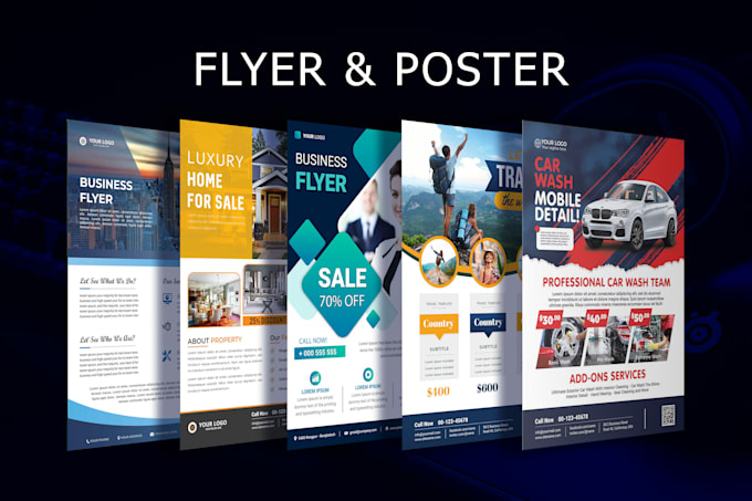 design urgent flyer and brochure