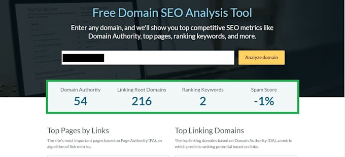 increase domain authority moz da 50 plus with high quality backlinks