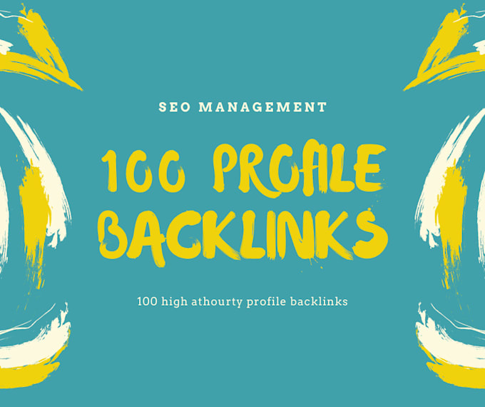 create 100 high authority seo profile backlinks