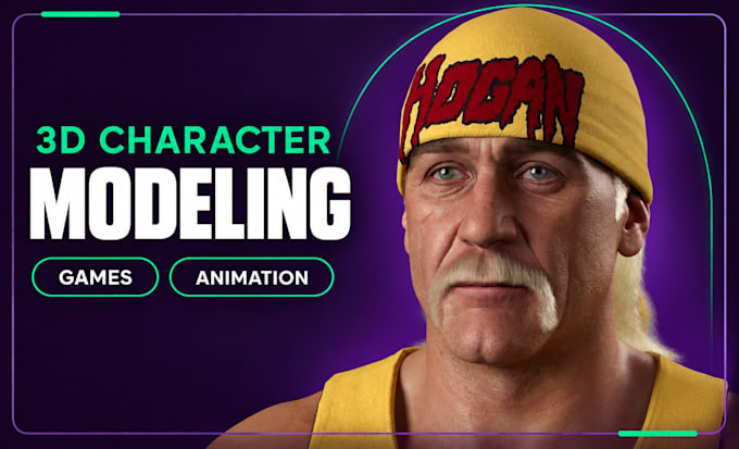 model 3d characters for game and animation