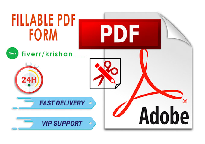 design fillable PDF form or certificate design