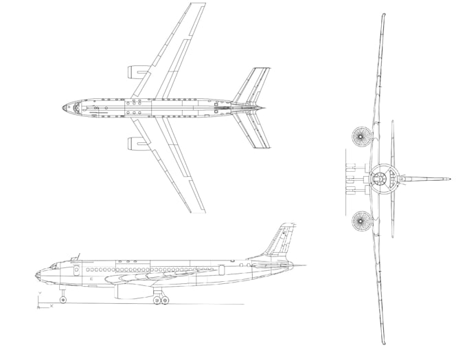 create 2d engineering drawings, mechanical drawings, technical drawings
