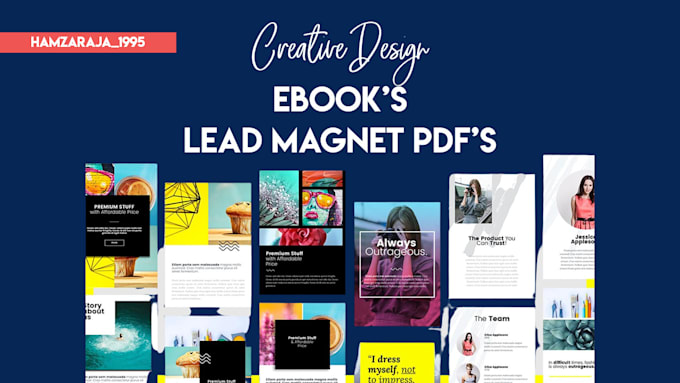 design creative ebook and lead magnet pdfs