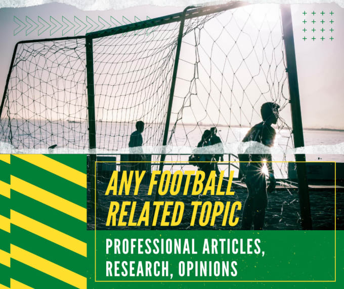 Write a professional football soccer article by Bambi1988 Fiverr