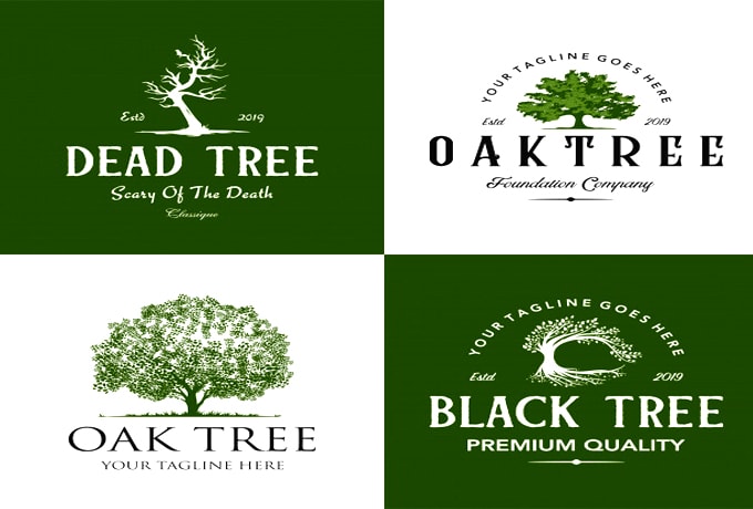 do unique professional tree logo design for your business