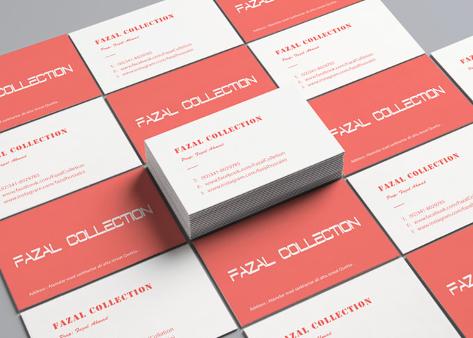 design double sided business card ready print files