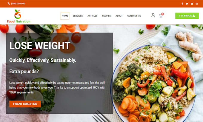 design wordpress website, blog, landing page or redesign site