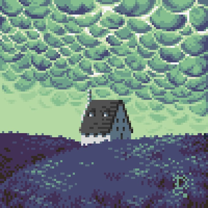create a pixel art of your choice