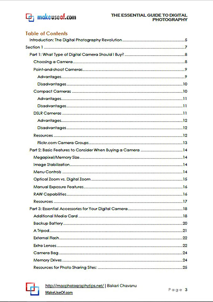 Sell Pdf Of Digital Photography Course By Tornadodelimon Fiverr