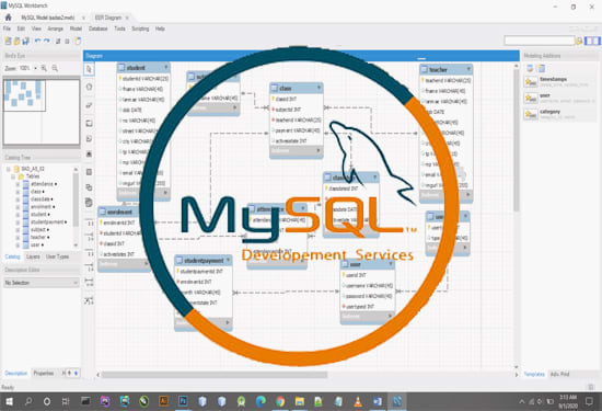 design and develop sql databases with er diagrams and optimized queries