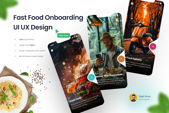 design splash screens or launch screen for mobile app