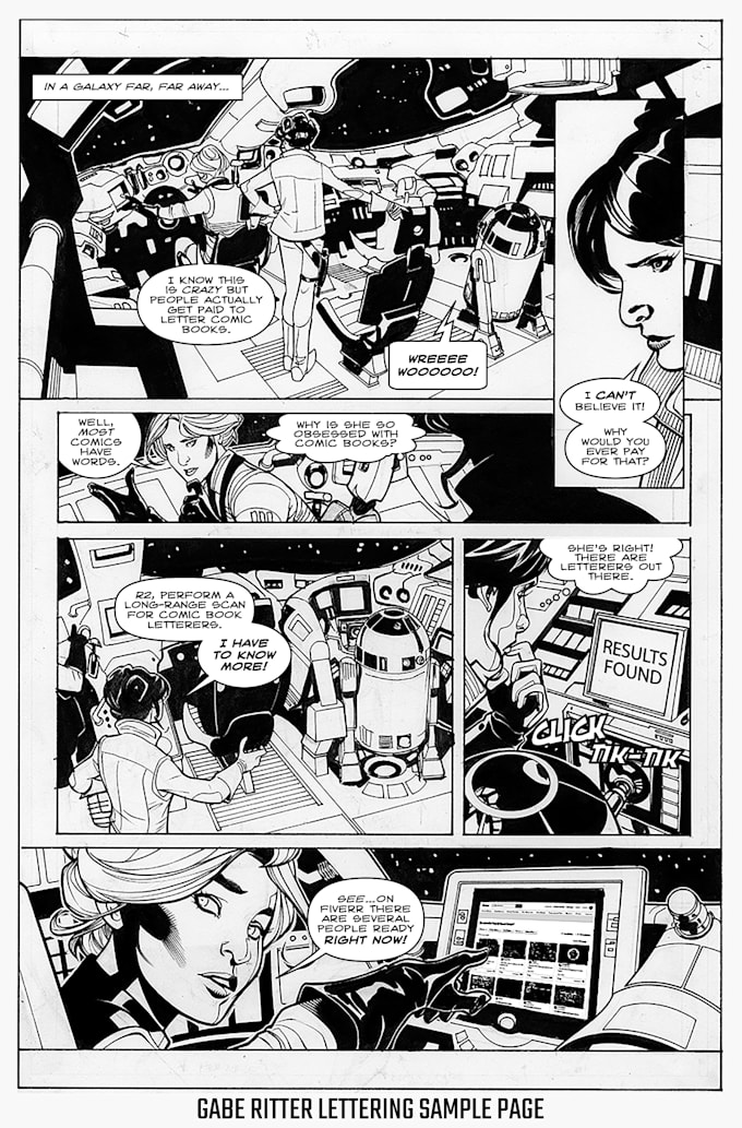 do comic book lettering