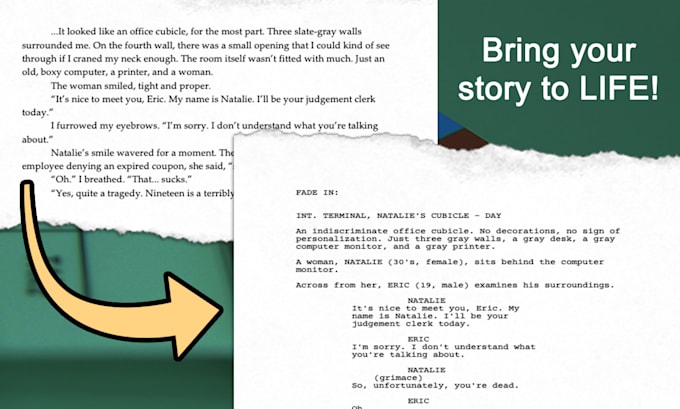 adapt your novel into a movie script