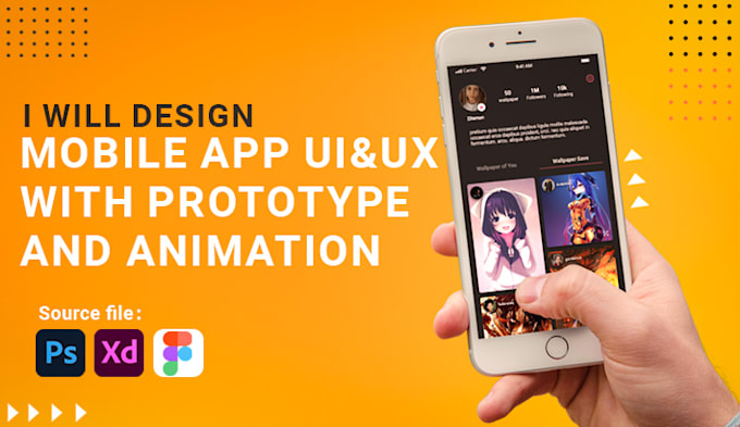 Design modern mobile app ui with animation by Soufianehasnaou | Fiverr