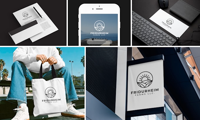 do modern minimalist professional logo design