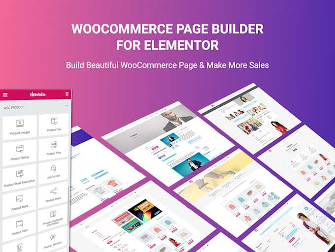 create elementor woocommerce website, woocommerce customize