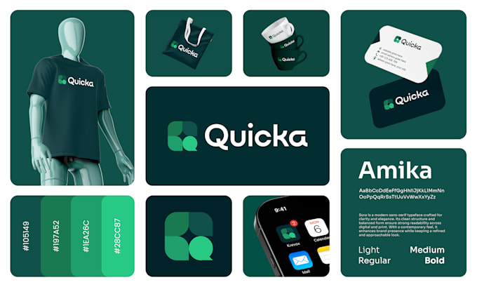 design minimalist business logo, branding kit and brand identity guidelines