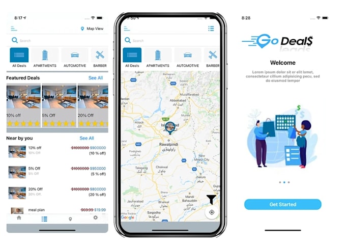 develop your android and ios mobile app in flutter or native
