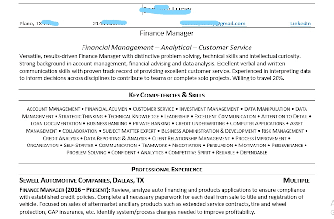 Resume writing service plano tx Resume writing service plano tx