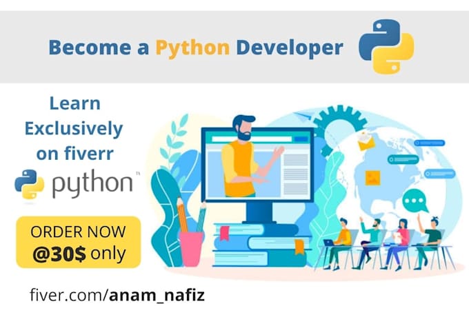 tutor you to code in python, c, cpp or teach you wordpress
