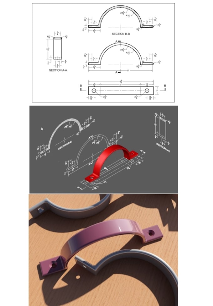 make solidworks 3d cad model and 2d drawing