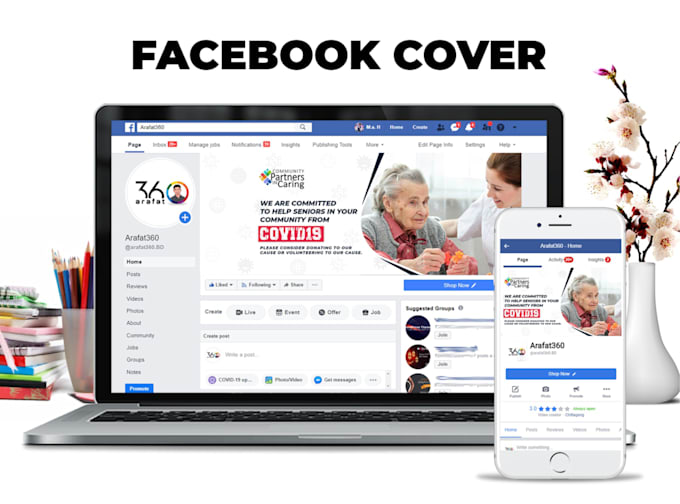 design custom facebook cover photo banner