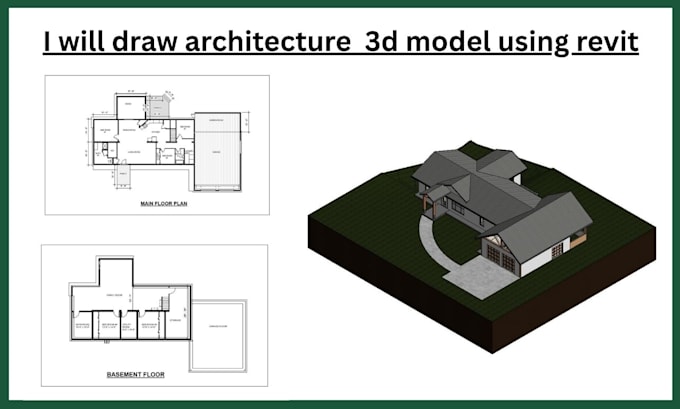 draw architecture  3d model using revit and lumion rendering