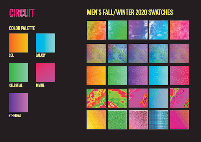 create mood boards and colour palettes for your business ideas