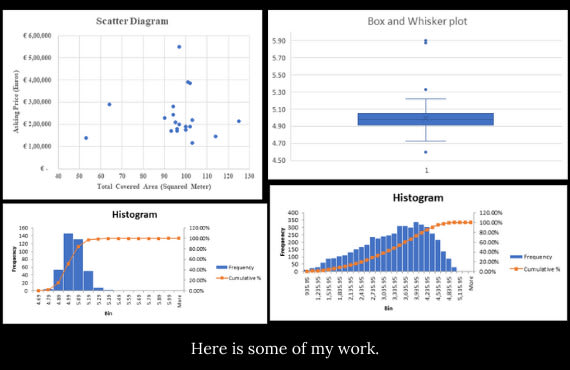 do the graphical representation of your data