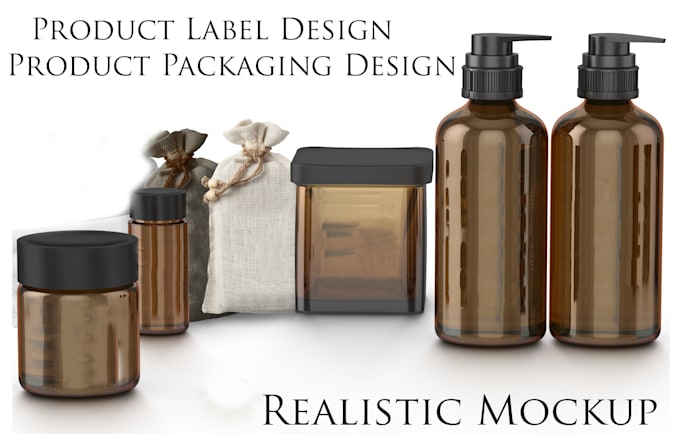 create herbal shampoo, hair conditioner, hair product packaging label