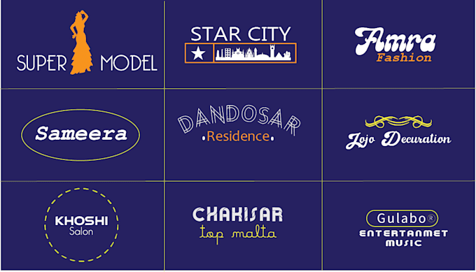 design 2 modern minimalist logo design