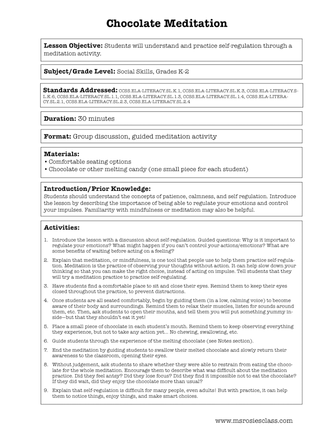 Create lesson plans for teaching kids social skills or sel by ...