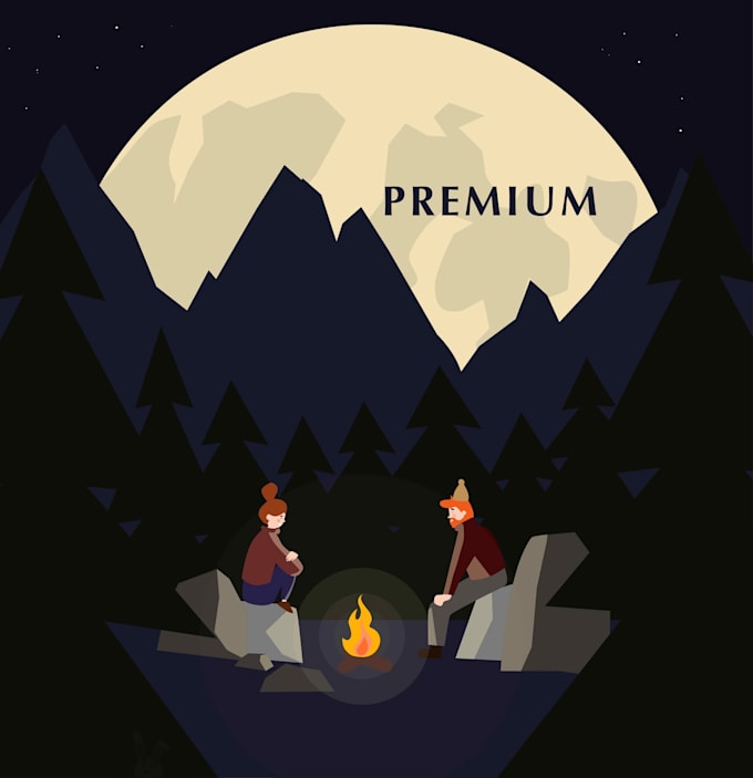 create modern flat vector illustration