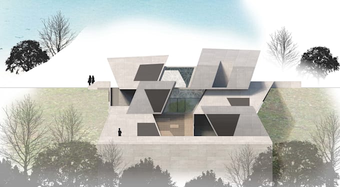 make architectural illustration and diagram