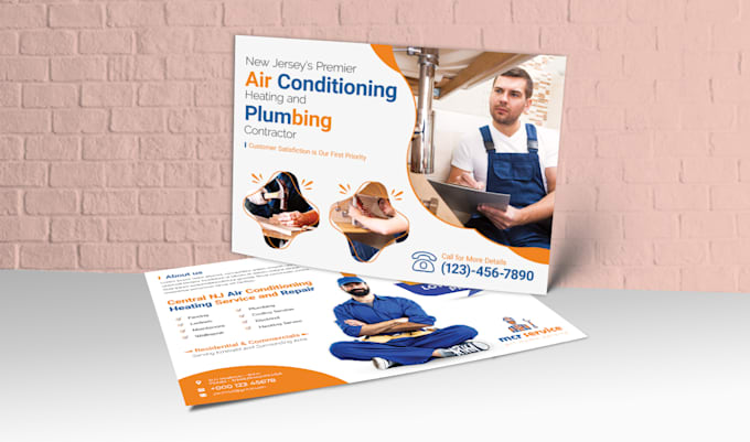 do promotional postcard design with gift voucher design
