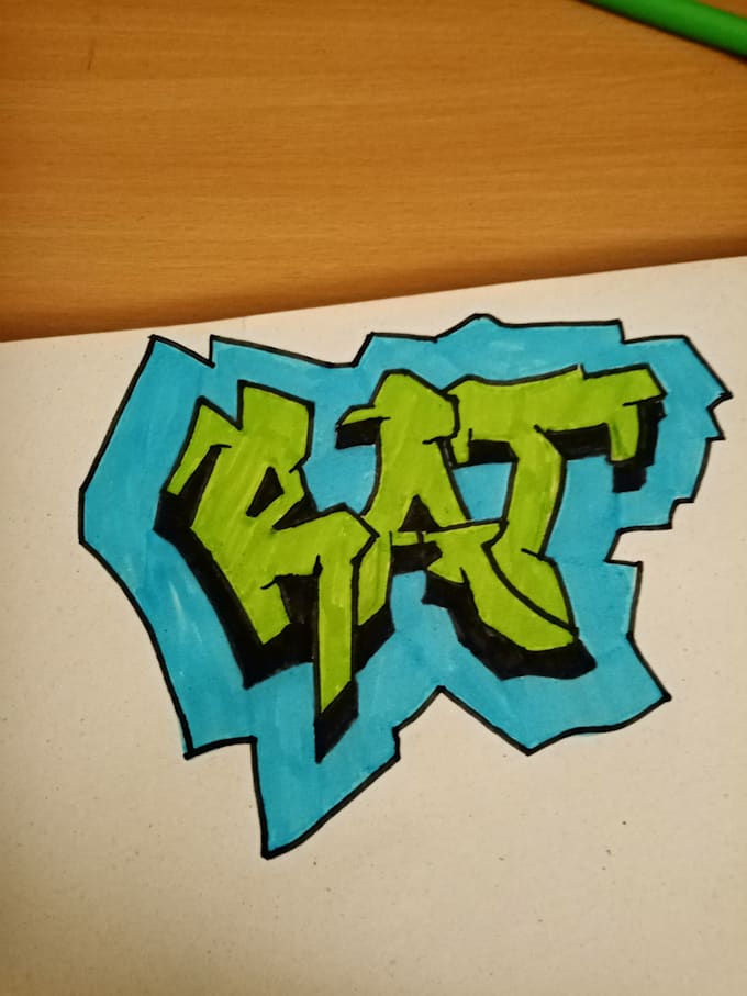 do simple graffiti or graffiti characters