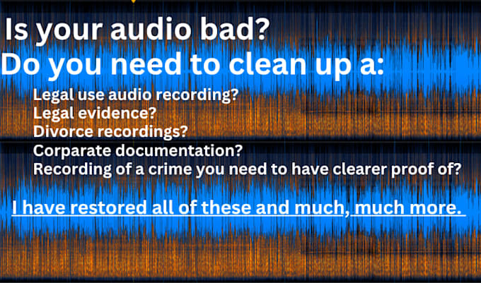 perform secure corporate and legal audio forensics