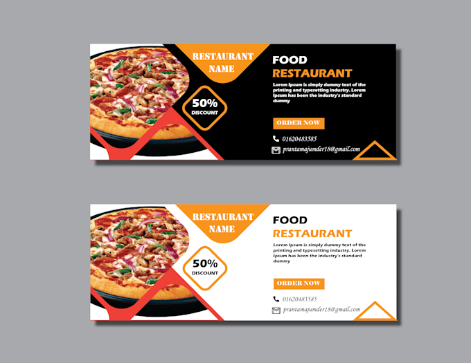 make a creative banner design for you