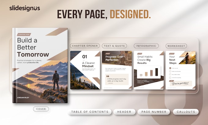 design professional ebook, workbook or lead magnet