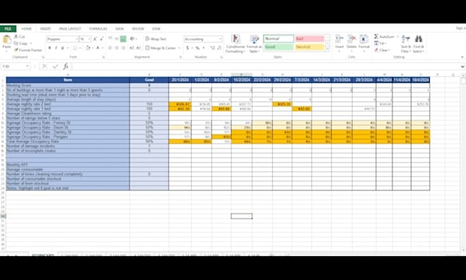 create ms excel, spreadsheet with simple and complex formulas